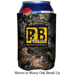JIT01TC - Mossy Oak Licensed Camo Premium Collapsible Foam Can Insulator