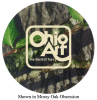JIT12TC - Mossy Oak Licensed Camo 4" Round Shaped Premium Foam Coaster