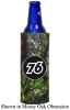 JIT29TC - Mossy Oak Trademark Camo Premium Collapsible Foam 16oz Budweiser Aluminum Bottle Coolie