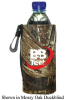 JIT04TC - Mossy Oak Licensed Camo Premium Collapsible Foam Bottle Bag Insulator w/ Clip, Handle/Belt Loop
