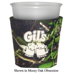 JIT19TC - Mossy Oak Licensed Camo Premium Collapsible Foam 12oz Solo Style Cup Insulator