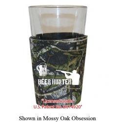 JIT33TC - Mossy Oak Premium Collapsible Foam Pint Glass Sleeve Insulator