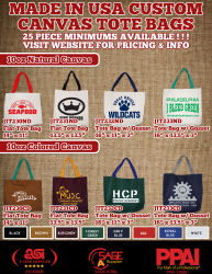 Canvas Tote Bags Made In USA!