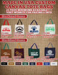 Custom Canvas Tote Bags!