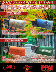 Foam Padded Eyeglass Sleeves!