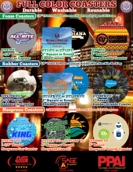Full Color Coasters Made In USA!