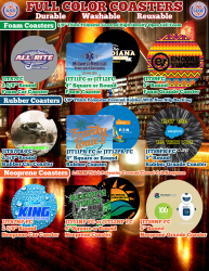 Full Color Coasters Made In USA!