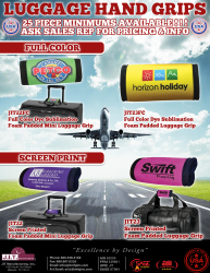 Foam Padded Luggage Hand Grips!