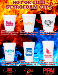 Hot or Cold Styrofoam Cups!