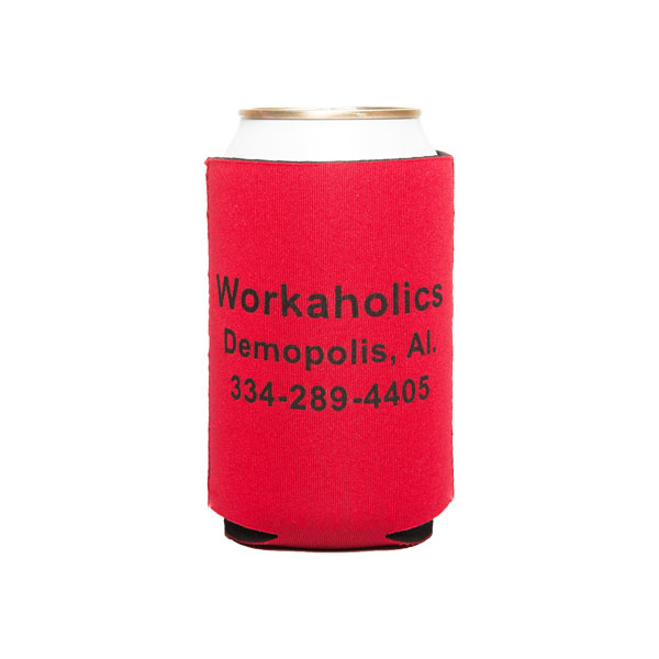 Metallic Neoprene Collapsible Can Coolie Insulator 